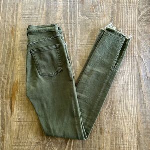cotton citizen split hem jean